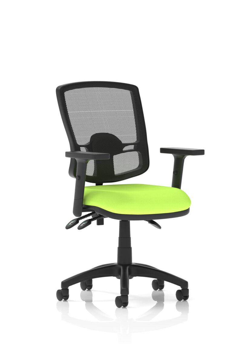 Eclipse Plus III Deluxe Medium Mesh Back Task Operator Office Chair - Image 35