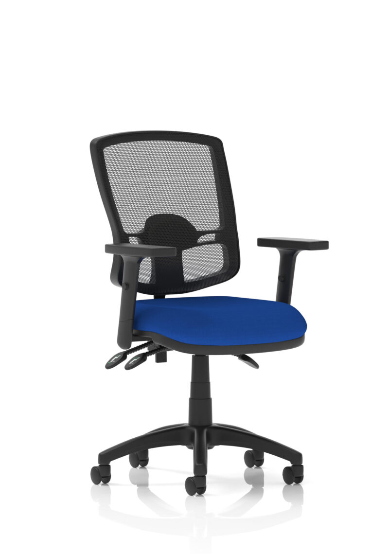Eclipse Plus III Deluxe Medium Mesh Back Task Operator Office Chair - Image 41