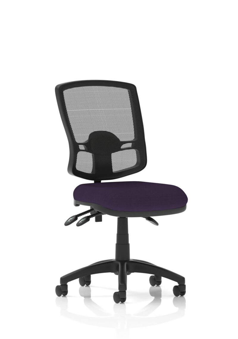 Eclipse Plus III Deluxe Medium Mesh Back Task Operator Office Chair - Image 42
