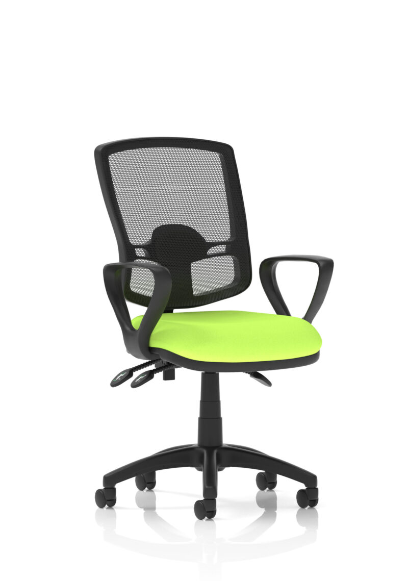 Eclipse Plus III Deluxe Medium Mesh Back Task Operator Office Chair - Image 34
