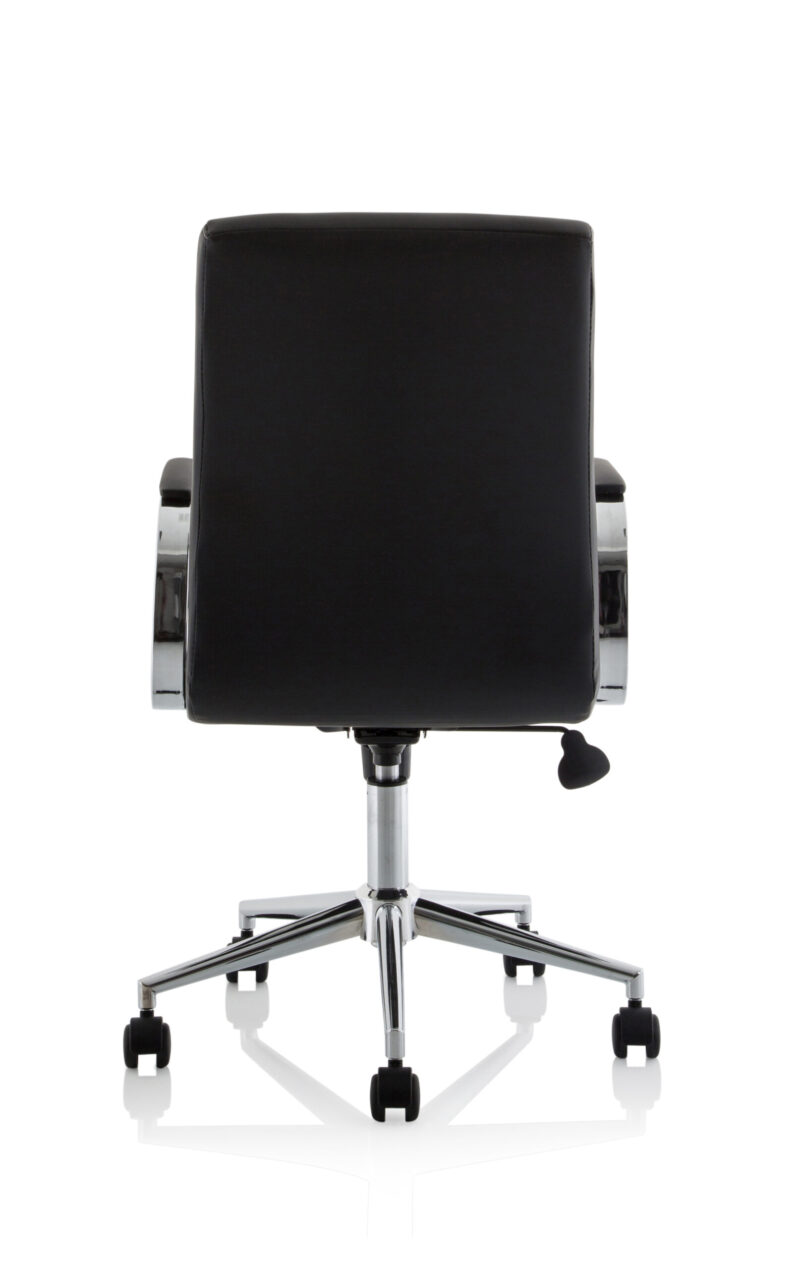 Ezra Medium Back Leather Executive Office Chair with Arms - Image 39