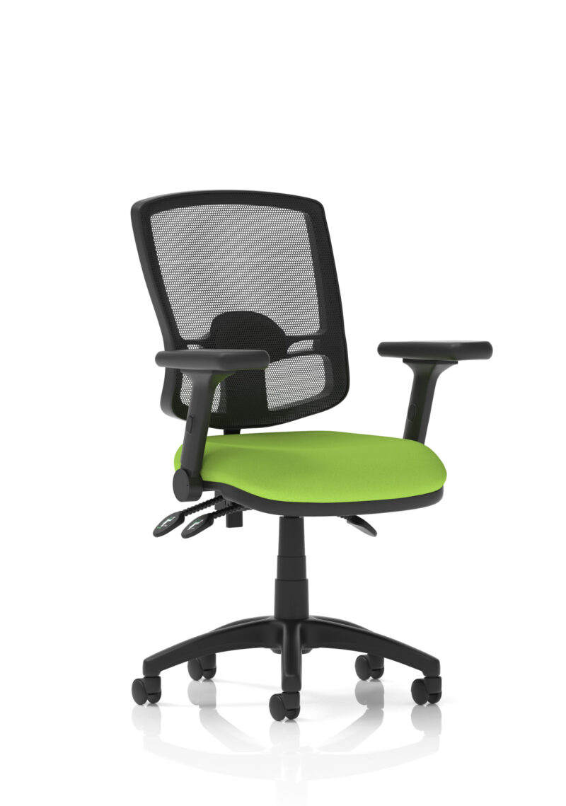 Eclipse Plus III Deluxe Medium Mesh Back Task Operator Office Chair - Image 51