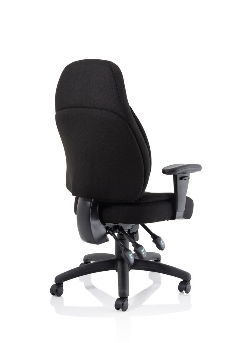 Galaxy Medium Back Task Operator Office Chair with Adjustable Arms - Image 7