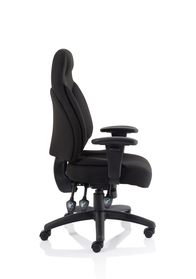 Galaxy Medium Back Task Operator Office Chair with Adjustable Arms - Image 8