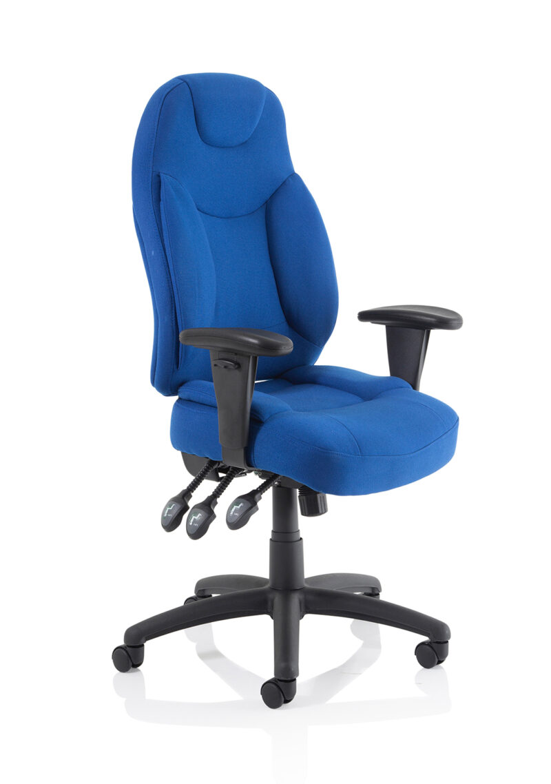 Galaxy Medium Back Task Operator Office Chair with Adjustable Arms - Image 17
