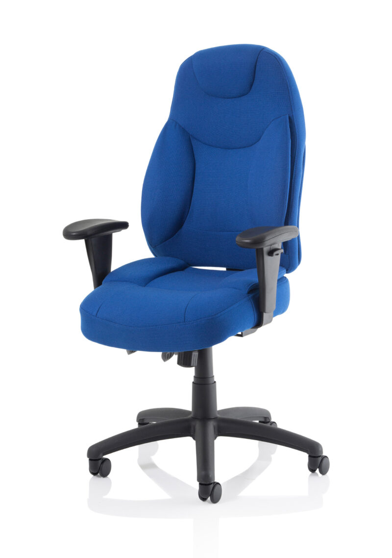 Galaxy Medium Back Task Operator Office Chair with Adjustable Arms - Image 19