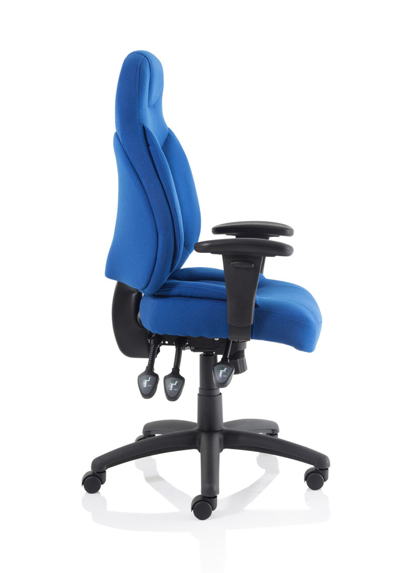 Galaxy Medium Back Task Operator Office Chair with Adjustable Arms - Image 24