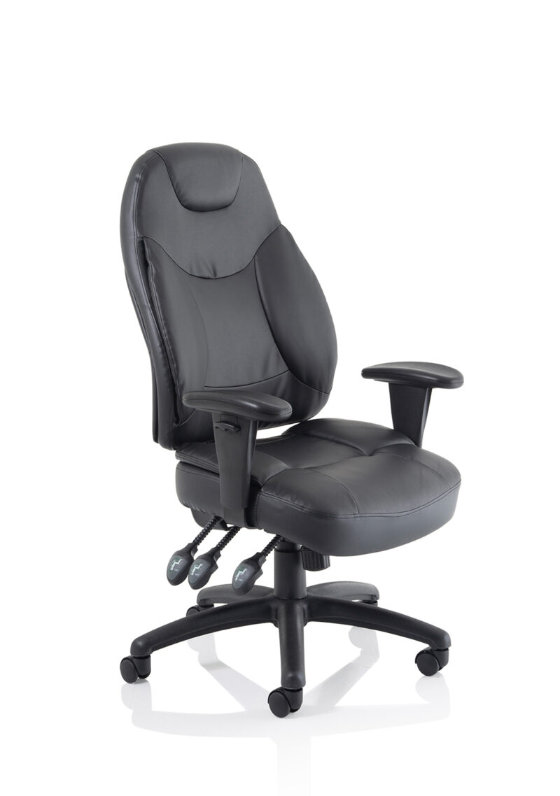 Galaxy Medium Back Task Operator Office Chair with Adjustable Arms - Image 9