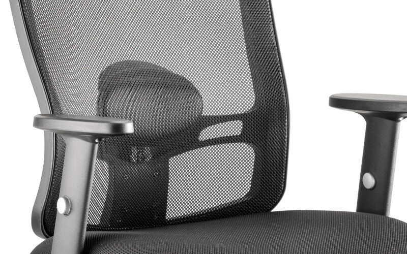 Portland Medium Mesh Back Task Operator Office Chair with Arms - Image 8