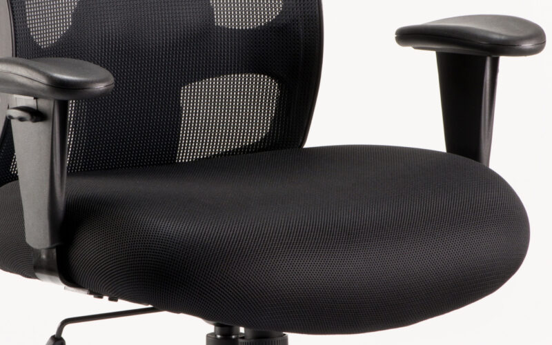 Portland HD High Back Heavy Duty Task Operator Office Chair with Arms - Image 4