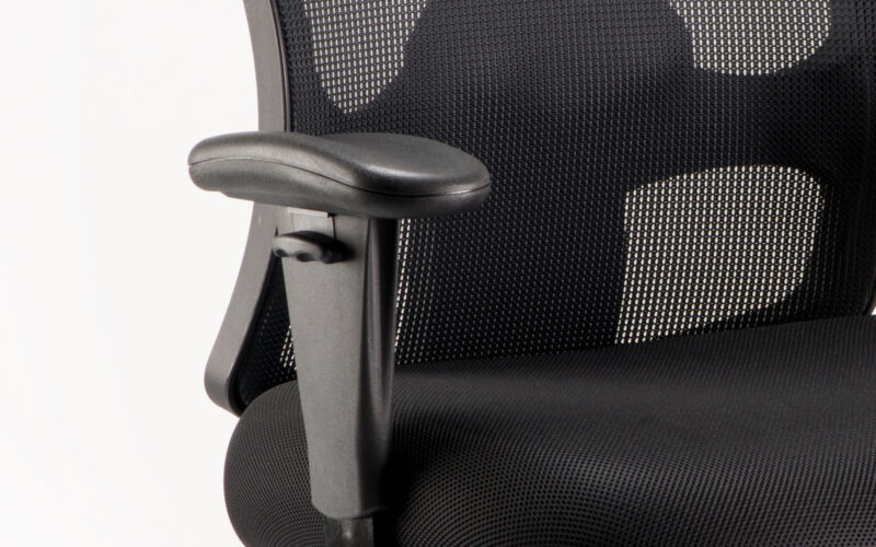 Portland HD High Back Heavy Duty Task Operator Office Chair with Arms - Image 2