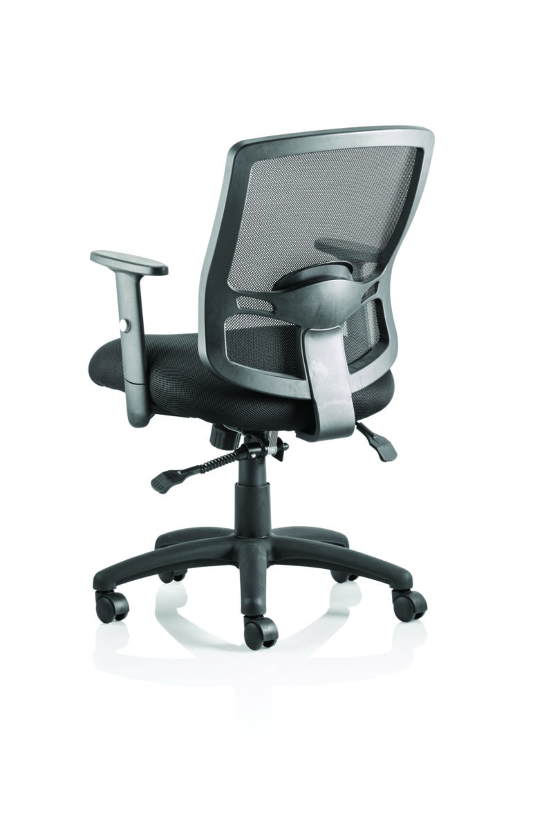 Portland II Medium Mesh Back Task Operator Office Chair with Arms - Image 2