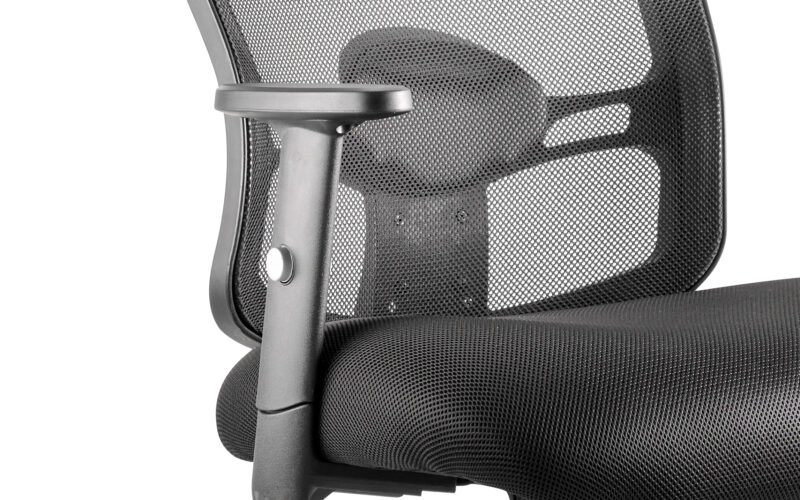 Portland II Medium Mesh Back Task Operator Office Chair with Arms - Image 3