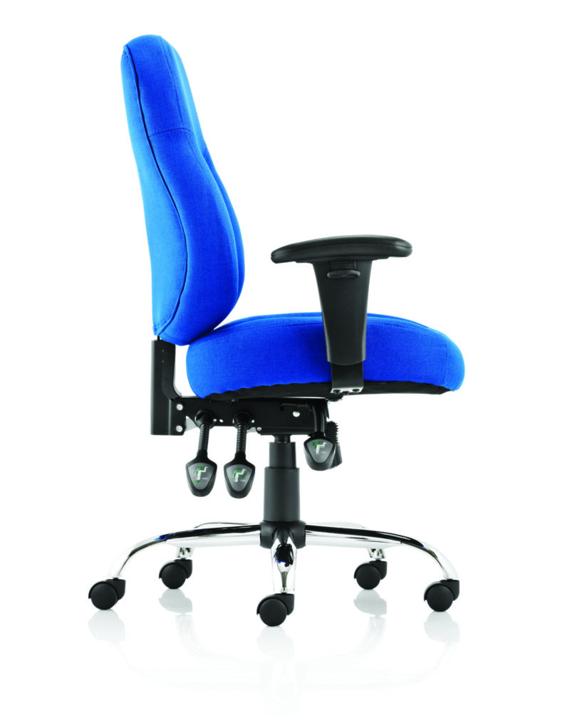 Storm High Back Task Operator Office Chair with Arms - Image 8