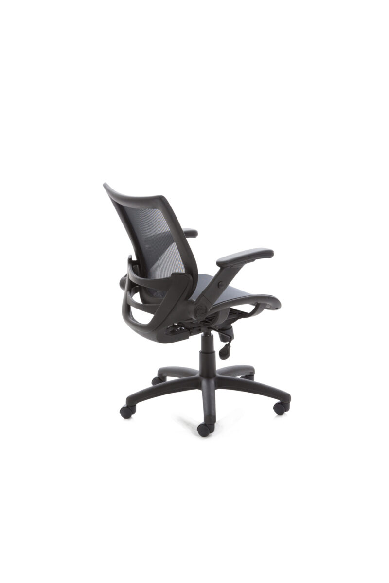 Fuller Medium Mesh Back Task Operator Office Chair with Folding Arms - Image 4