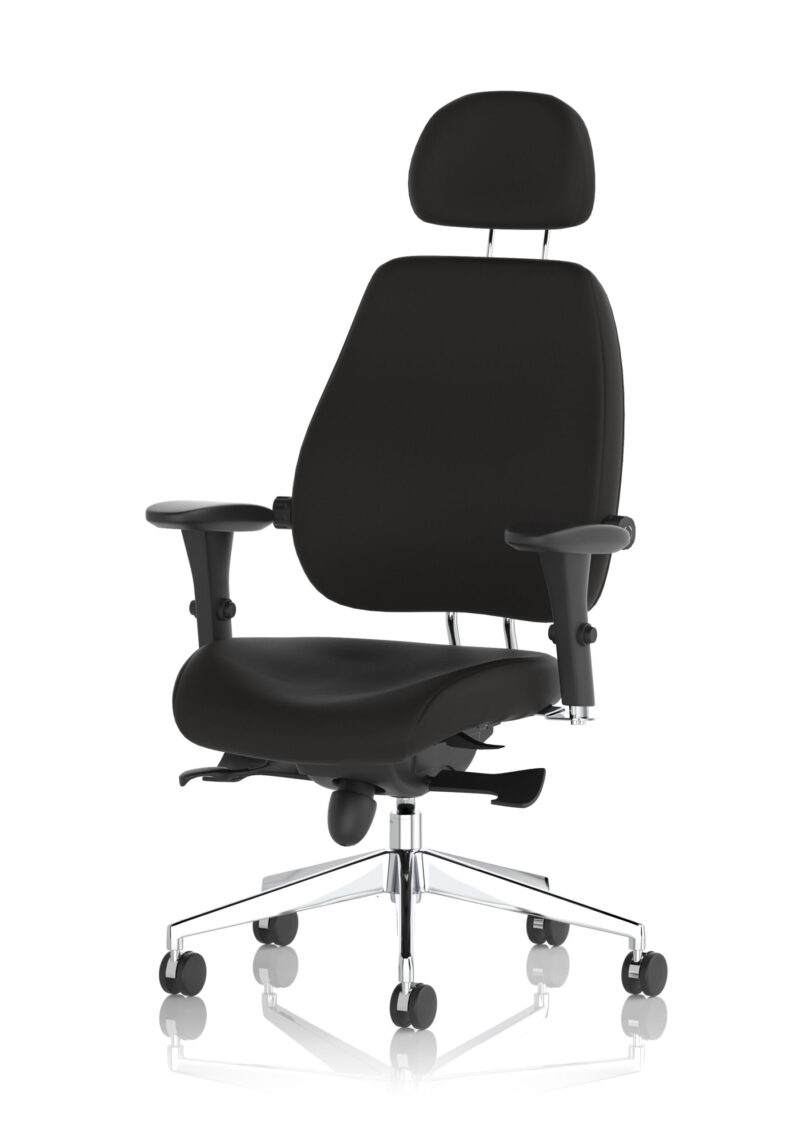Chiro Plus Ultimate High Back Ergonomic Posture Chair with Arms and Headrest - Image 11