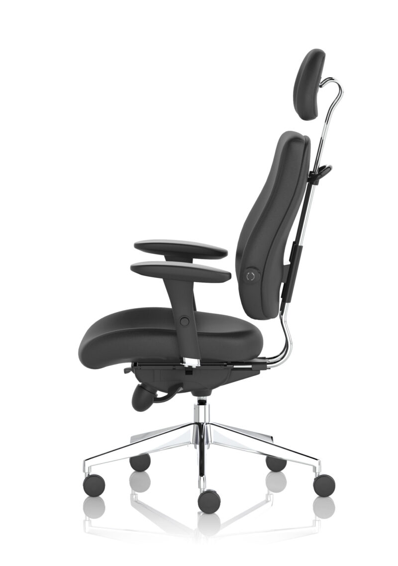 Chiro Plus Ultimate High Back Ergonomic Posture Chair with Arms and Headrest - Image 4