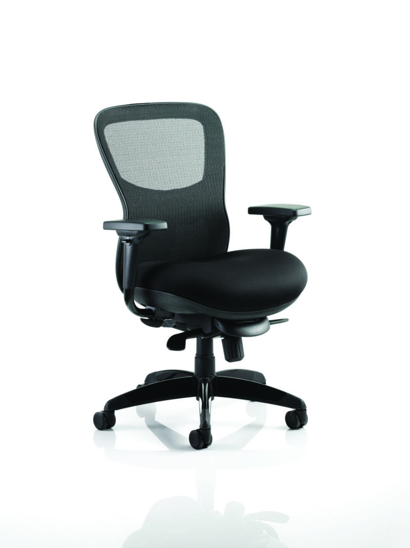 Stealth Shadow High Mesh Back Ergonomic Posture Chair with Arms - Image 17
