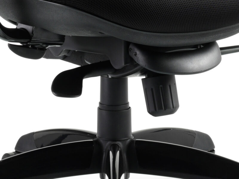 Stealth Shadow High Mesh Back Ergonomic Posture Chair with Arms - Image 22