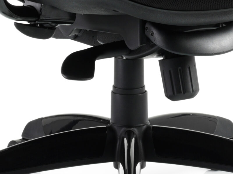 Stealth Shadow High Mesh Back Ergonomic Posture Chair with Arms - Image 23