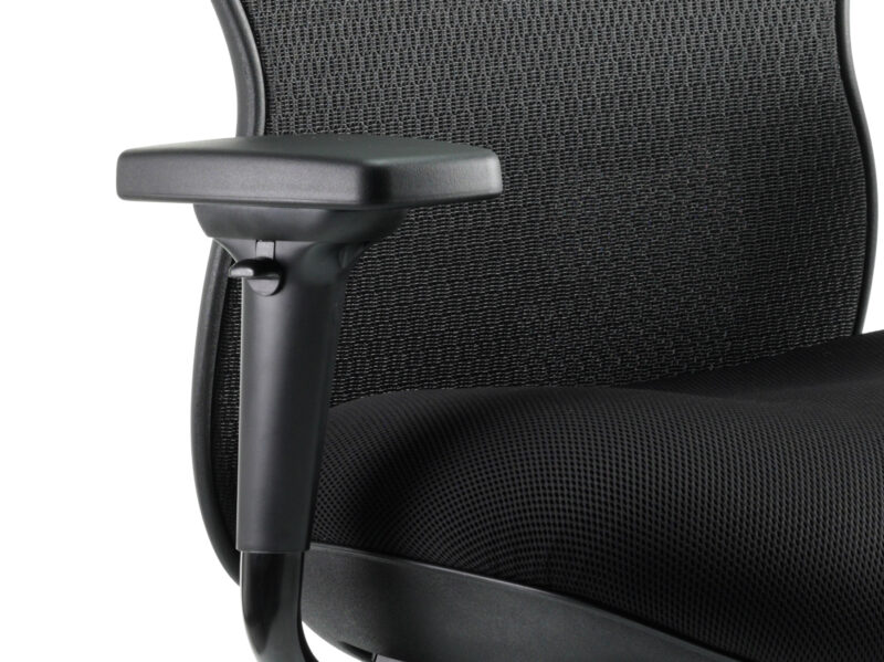 Stealth Shadow High Mesh Back Ergonomic Posture Chair with Arms - Image 18