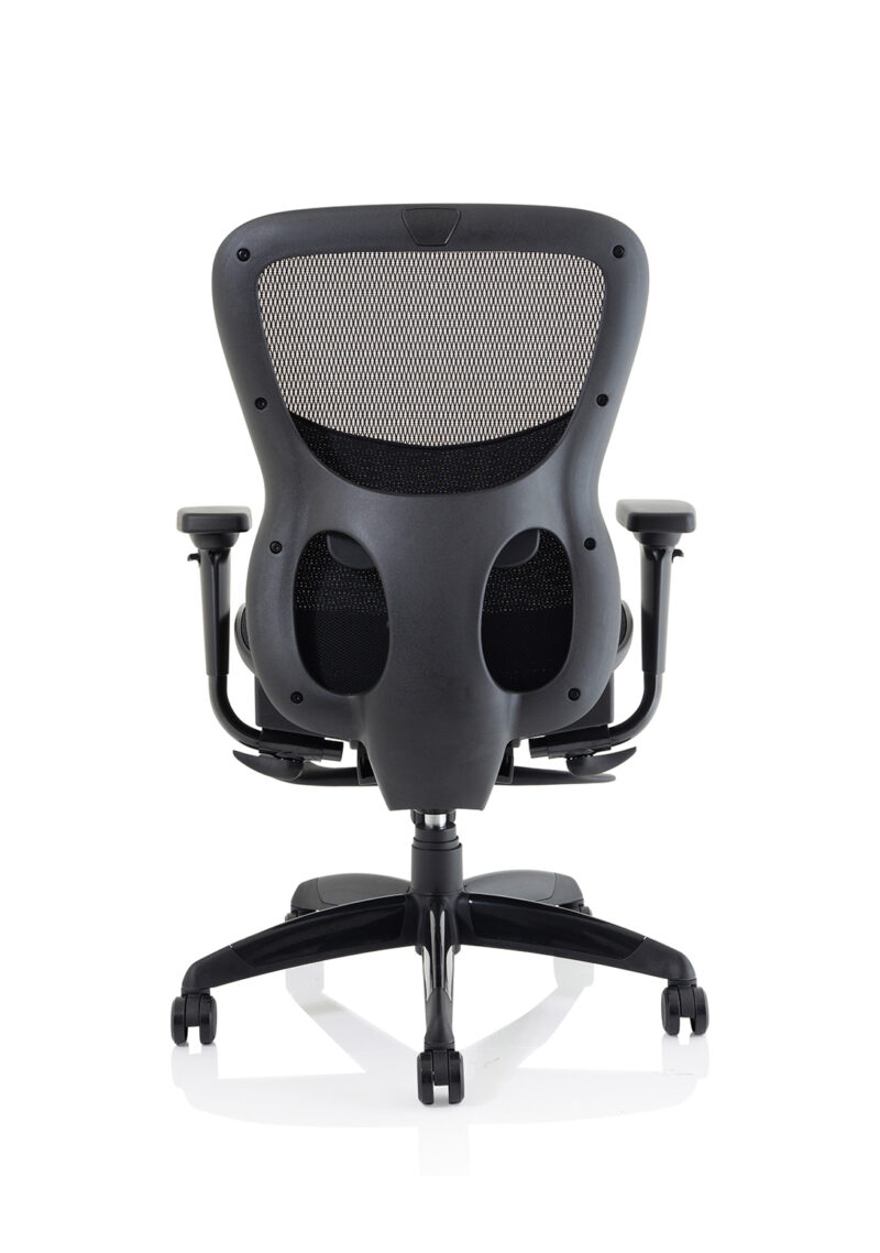 Stealth Shadow High Mesh Back Ergonomic Posture Chair with Arms - Image 6