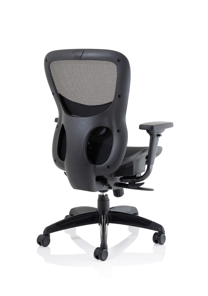Stealth Shadow High Mesh Back Ergonomic Posture Chair with Arms - Image 7